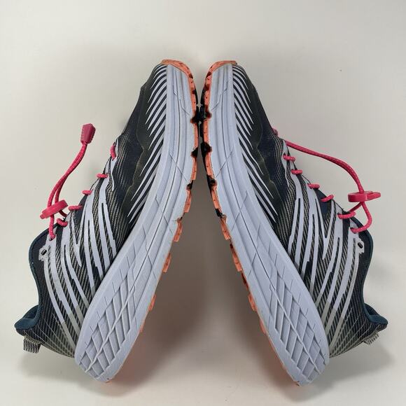 Hoka One One Speedgoat 4 Running Shoe Women Size 9 Purple Sneaker Vibram Trail - Picture 6 of 12